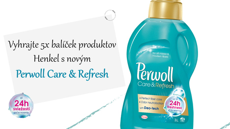 Vyhrajte 5x balíček produktov Henkel s novým Perwoll Care & Refresh