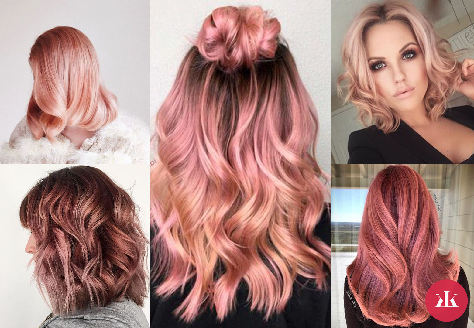 ako nosiť ružové vlasy