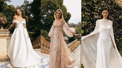Monique Lhuillier jarná kolekcia svadobných šiat inšpirovaná sicílskou romantikou