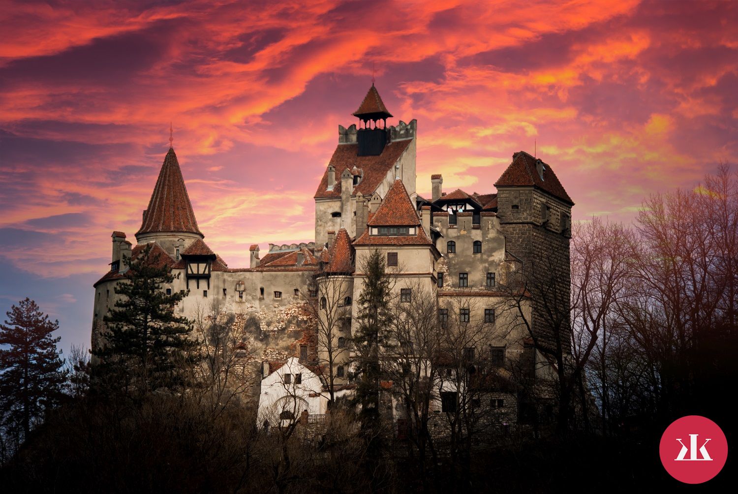 Drakulov hrad v Rumunsku