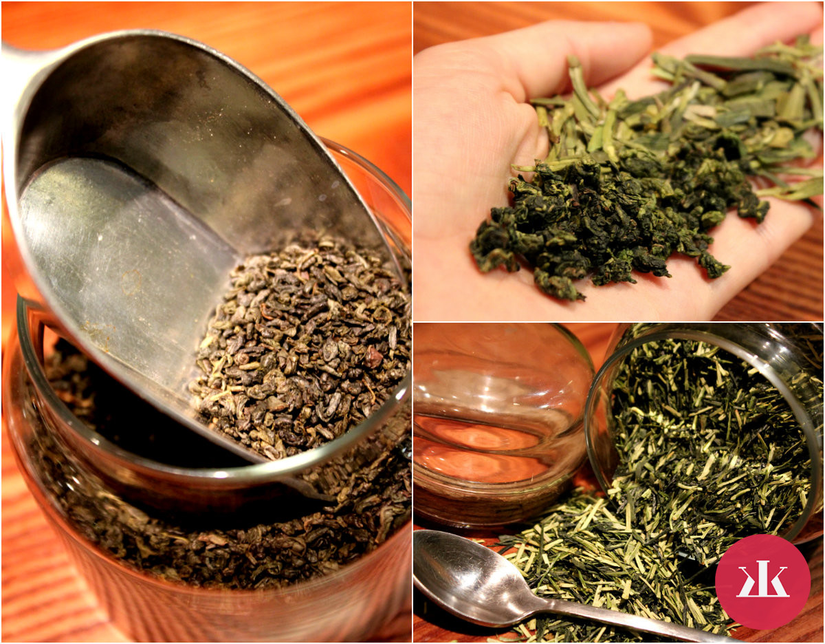 Zelený čaj - druhy zeleného čaju