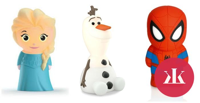 Hrajte o 3 svietidlá Philips SoftPal - s motívom z rozprávok Frozen a Spiderman