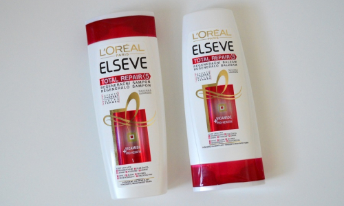 TEST: L´oréal Paris ELSEVE Total Repair 5 šampón a balzam na vlasy
