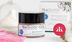 TEST: Peach Tea Hydra Cream od Teaology s infúziou modrého čaju