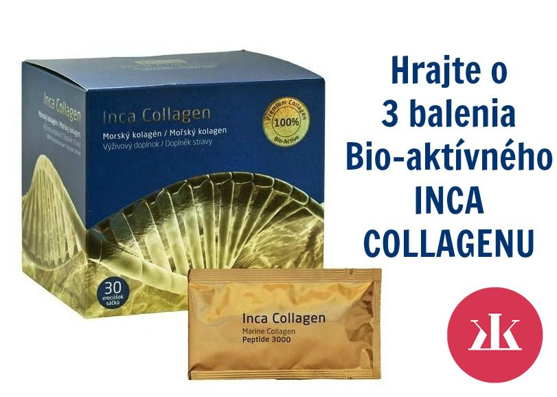 Hrajte o 3 balenia Bio-aktívného INCA COLLAGENU