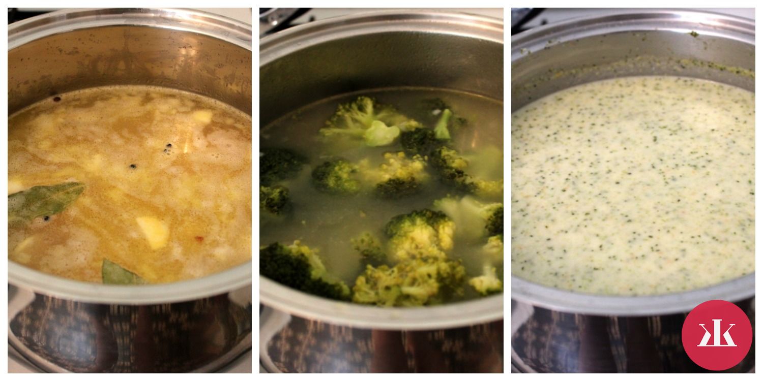 brokolicová polievka, krémová polievka, brokolicová krémová polievka, hustá polievka, obed