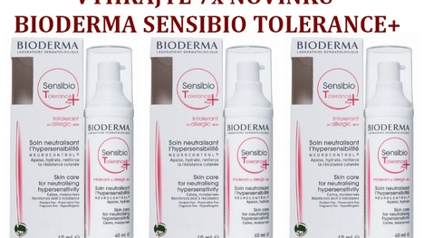 Vyhrajte novinku Bioderma Sensibio Tolerance+