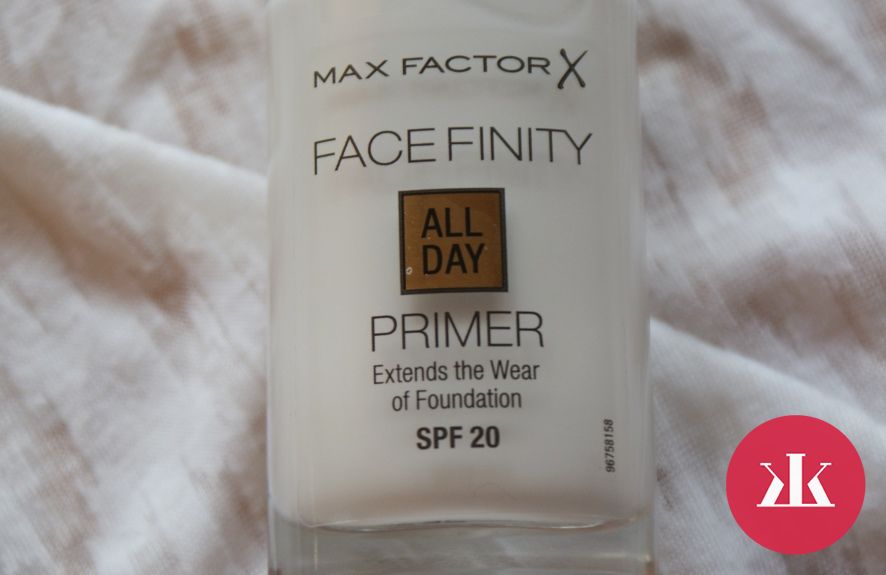 TEST: MAX FACTOR - Facefinity All Day Primer - Podkladová Báza pod Make Up