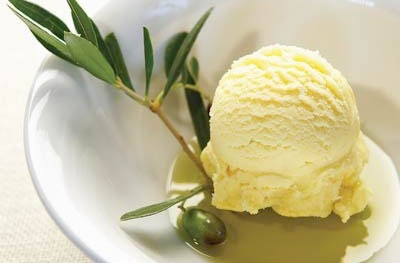 Olivová zmrzlina - unikátna pochúťka