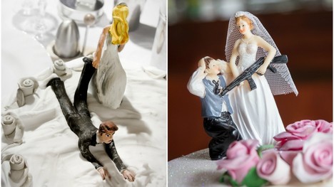 TOP inšpirácie na zábavné svadobné torty: Dáte sa nahovoriť?