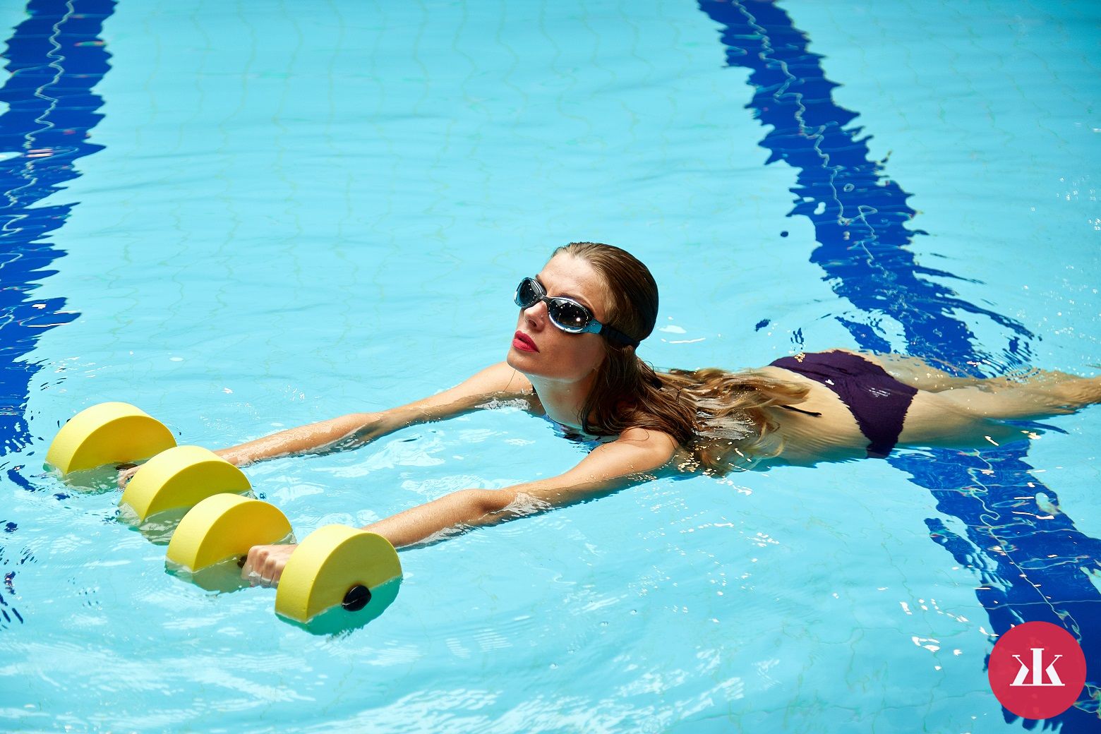 cvičenie v bazéne