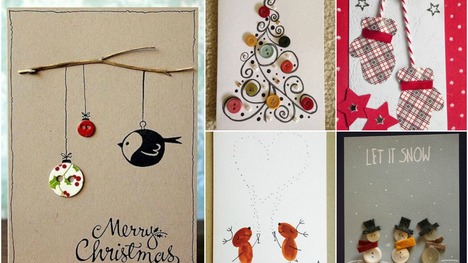 Vianočné pohľadnice: Vyrob si ich jednoducho sama!