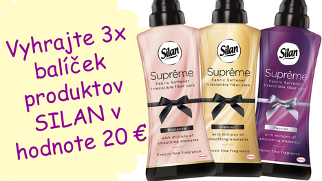 Vyhrajte 3x balíček produktov SILAN v hodnote 20 €