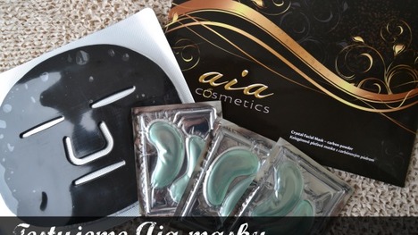 TEST: Aia cosmetics: Carbónová maska a kolagénová očná maska