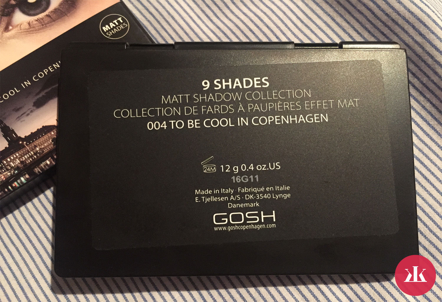 TEST: GOSH - Matt shades - paleta očných tieňov