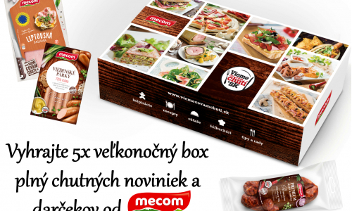 Vyhrajte 5x veľkonočný Mecom box, plný chutných noviniek a darčekov!