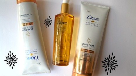 TEST: Dove Pure Care Dry Oil - vlasová starostlivosť