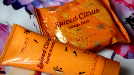 TEST: Oriflame - krém na ruky a mydlo Spiced Citrus