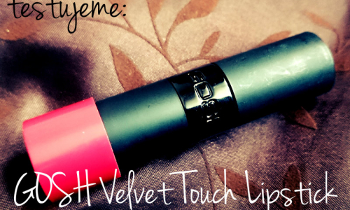 TEST: GOSH Velvet Touch Lipstick - odtieň 010