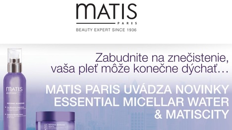 Matis Paris uvádza novinky: Essential Micellar Water & Matiscity