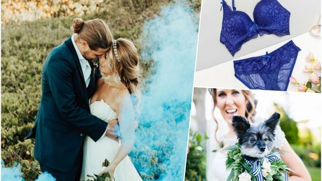 Svadobné niečo modré: Ako túto tradíciu zakomponovať do svadobného dňa?