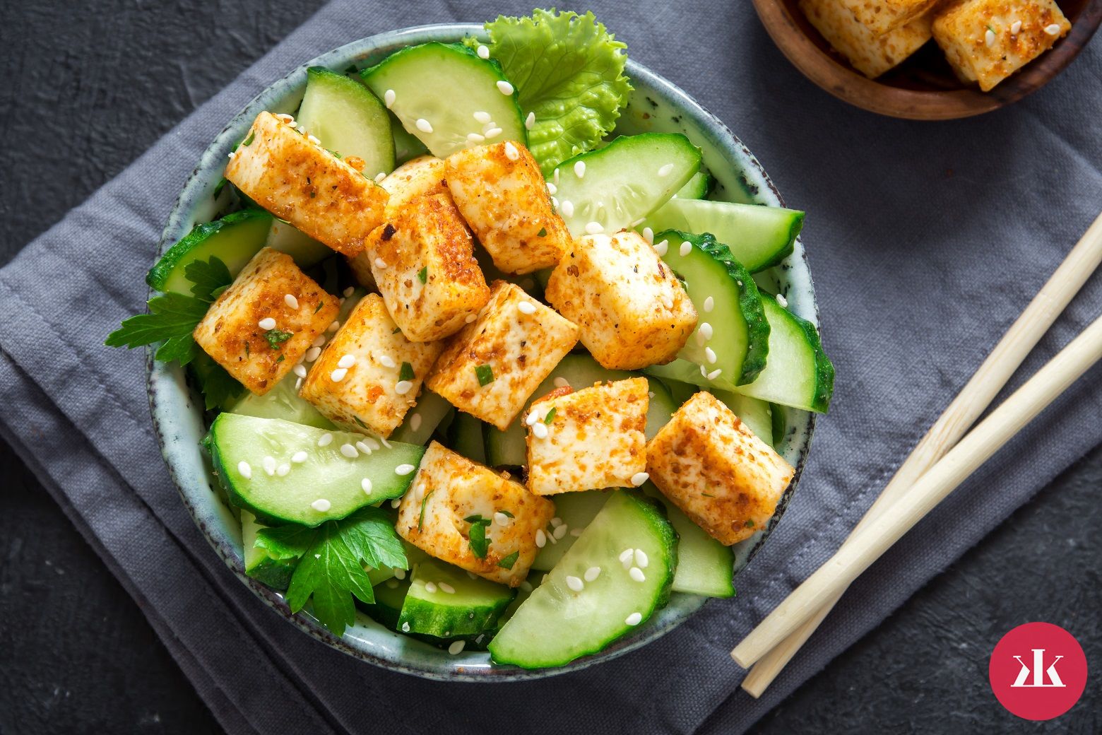 šalát s tofu