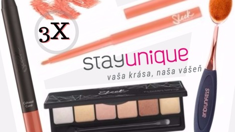 Vyhrajte 3x balíček kozmetiky od StayUnique (v hodnote 27 €)