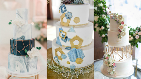 Svadobná torta s geometrickým vzorom: Trend roku 2019 a 2020 pre každého