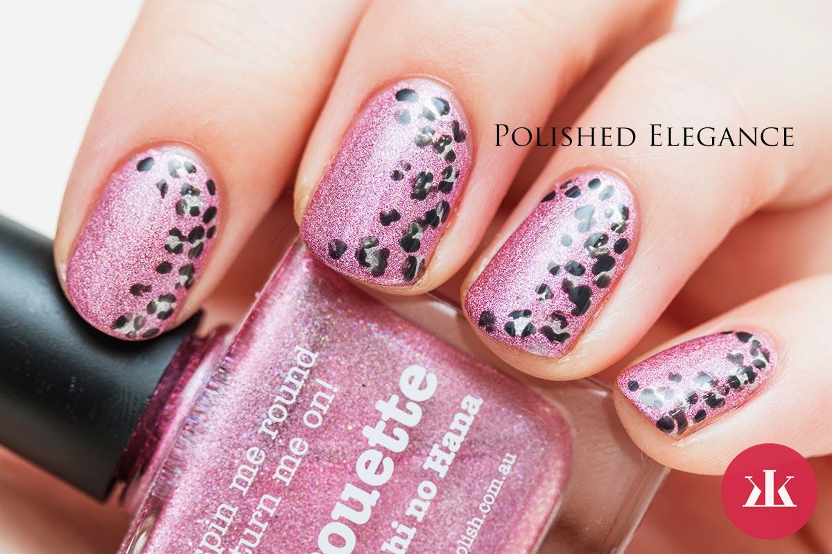 Ružový leopard - nail art tutoriál