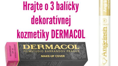 Hrajte o 3 balíčky dekoratívnej kozmetiky DERMACOL
