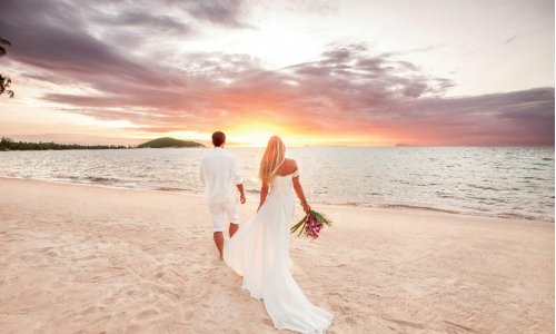 Svadba na pieskovej pláži: Ako na to? A na čo si dať pozor?