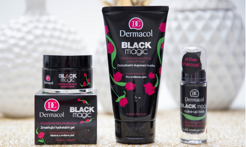 Pleťová kozmetika Dermacol BLACK MAGIC: Objav čaro aktívneho uhlia!