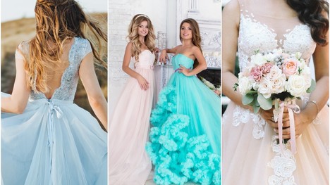 Hravé svadobné šaty v rôznych farbách: Povedala by si im svoje áno?