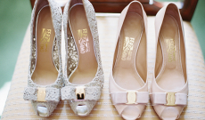 Nádherné svadobné topánky aj bez opätku