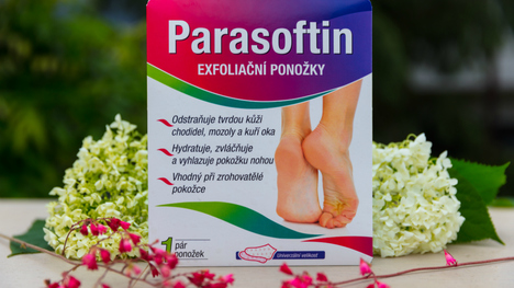 Vyhrajte 3x Parasoftin exfoliačné ponožky pre domácu pedikúru