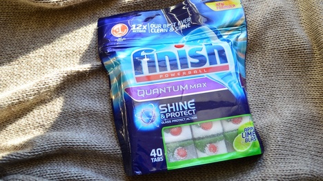 TEST: FINISH Quantum Max Shine & Protect tablety do umývačky riadu