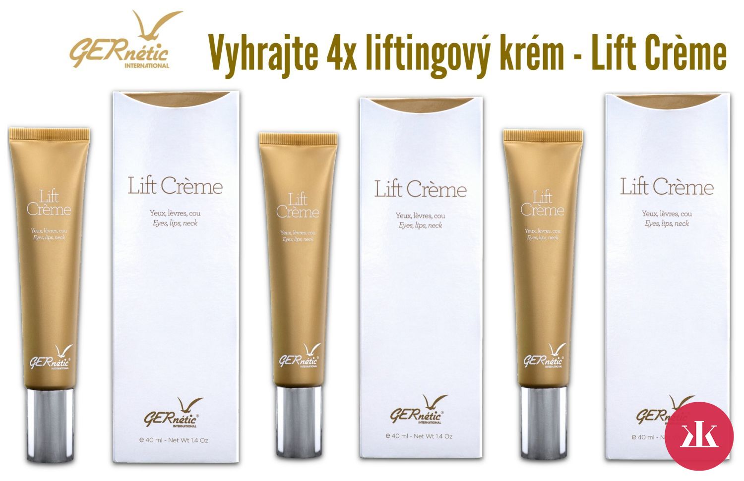 Lift Crème – liftingový krém na kontúry očného okolia, pery a krk od GERnetic súťaž na KAMzaKRASOU